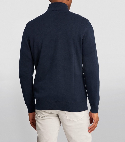 Cotton Half-Zip Sweater