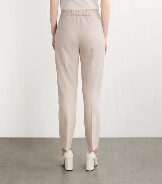 Stretch Straight Tailored Trousers