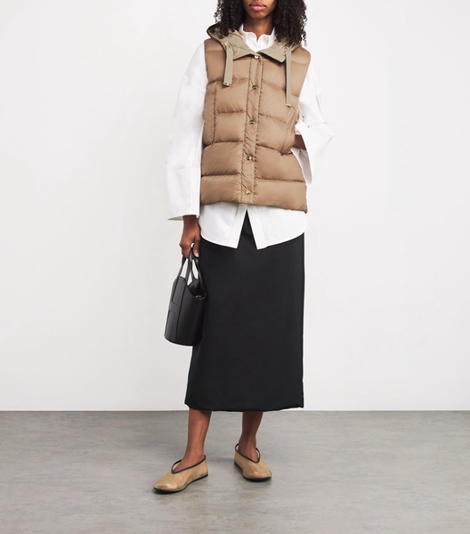 Down Reversible Quilted Gilet