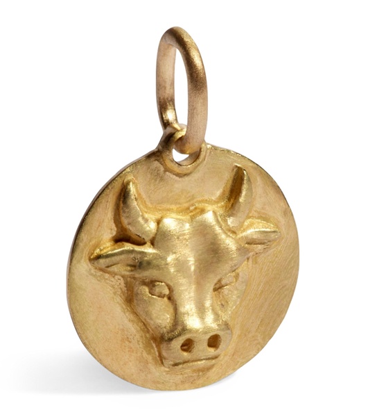 Yellow Gold Mythology Taurus Pendant