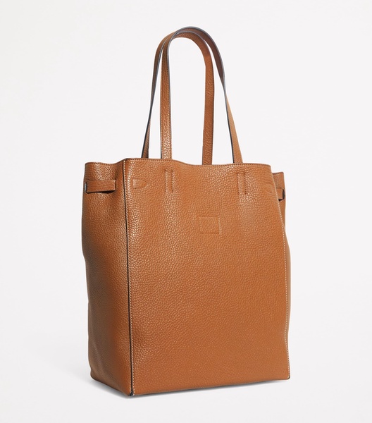 Leather N/S Return To Nature Tote Bag