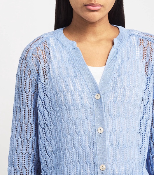 Linen-Silk Cardigan