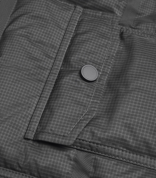 Nylon Down Padded Overshirt