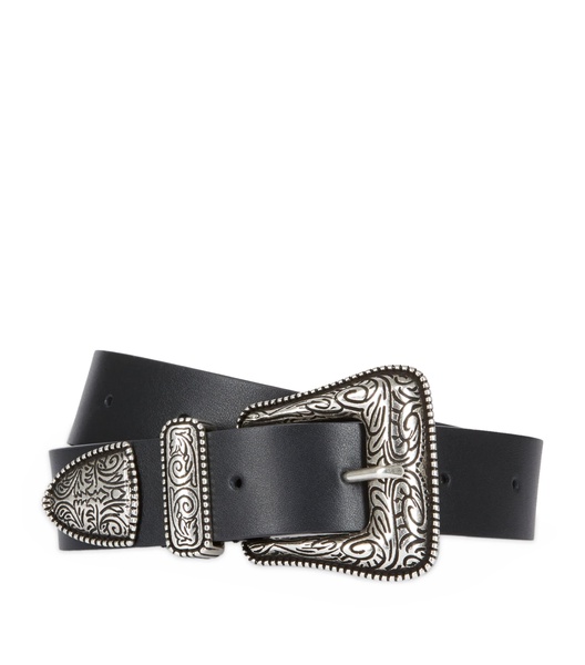 Wide Leather Belt
