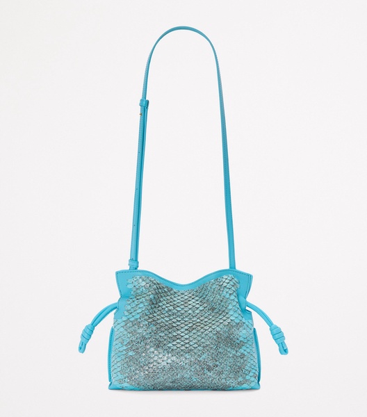 Mini Snakeskin Scales Flamenco Clutch