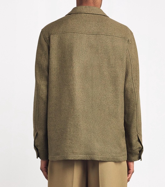 Silk-Linen-Cotton Utility Jacket