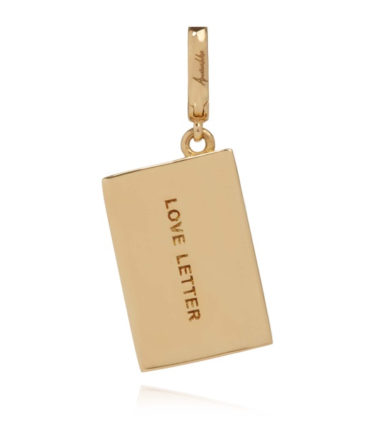 x The Vampire's Wife Yellow Gold Love Letter Charm