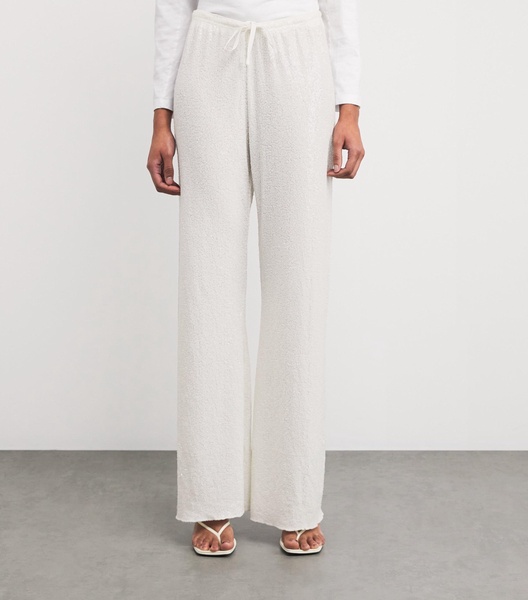 Sequinned Straight Trousers