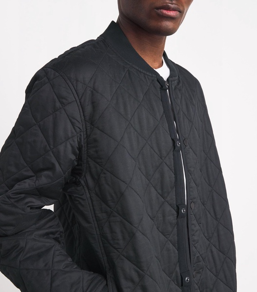 Quilted Bomber Jacket