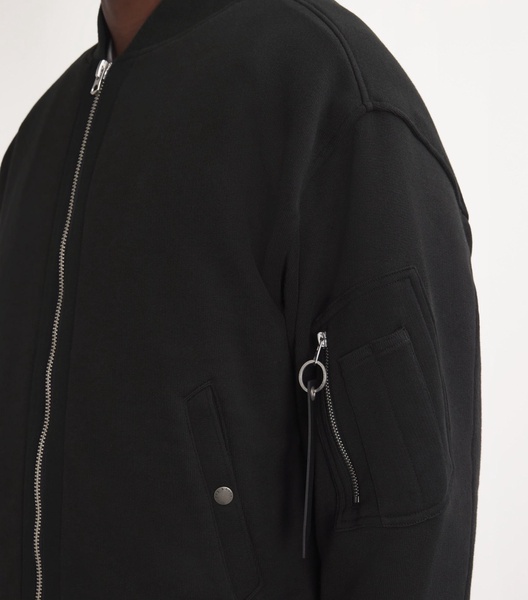 Cotton-Blend Bomber Jacket