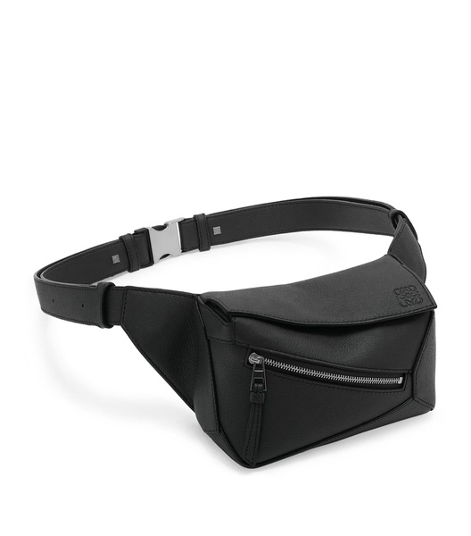 Mini Leather Puzzle Edge Belt Bag