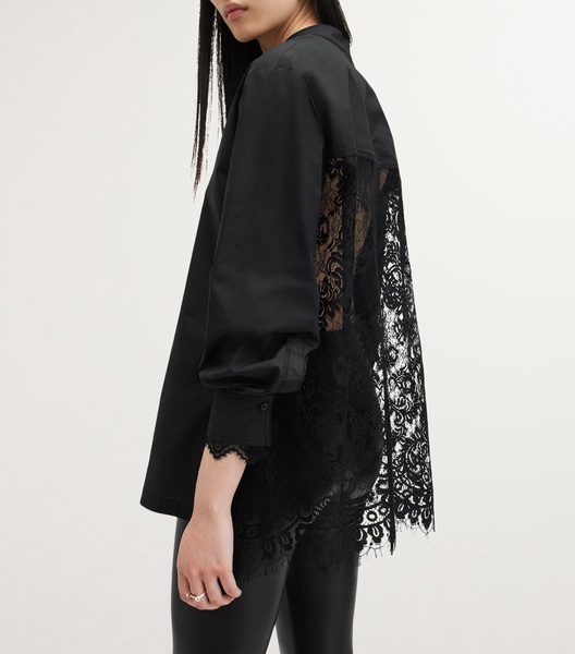 Lace-Trim Ethel Shirt