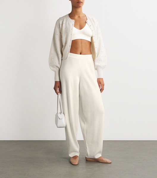 Cashmere Wide-Leg Hayden Trousers