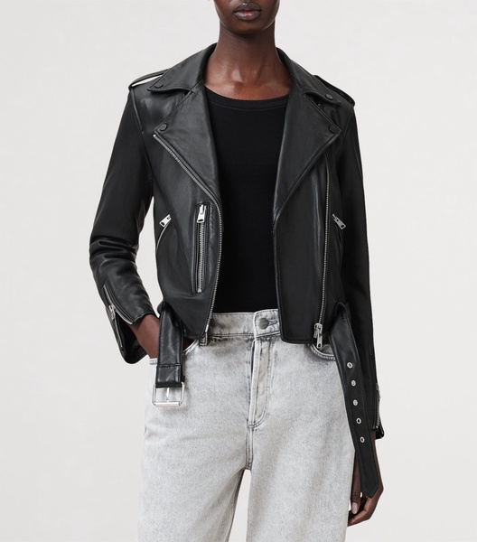 Leather Balfern Biker Jacket