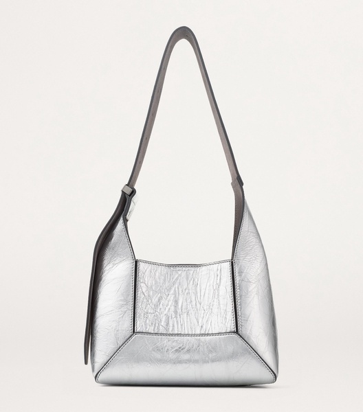 Small Metallic Diamond Shoulder Bag