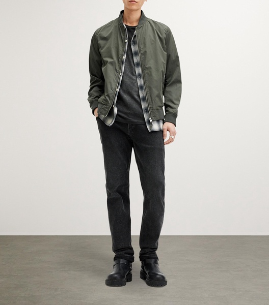 Ruched Basset Bomber Jacket
