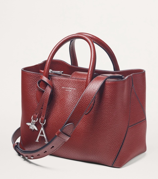 Midi Leather London Tote Bag