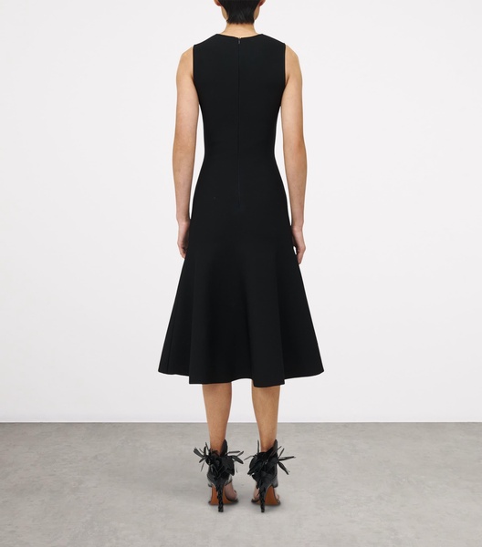 Embroidered Banshee Midi Dress