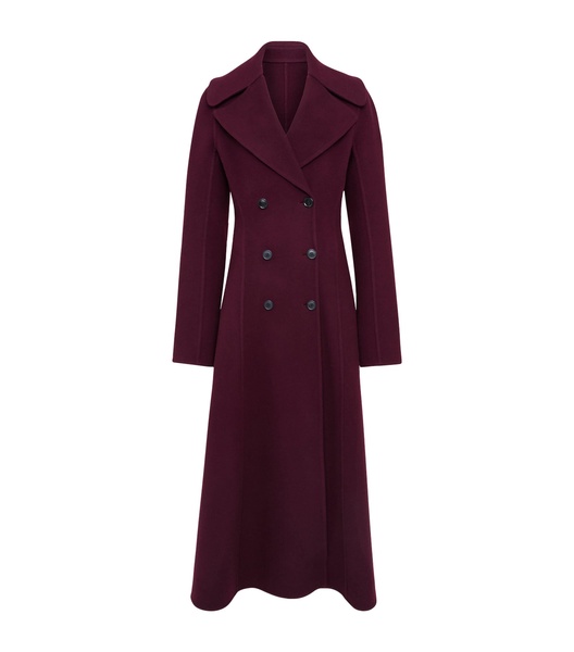 Virgin Wool Cinched Coat