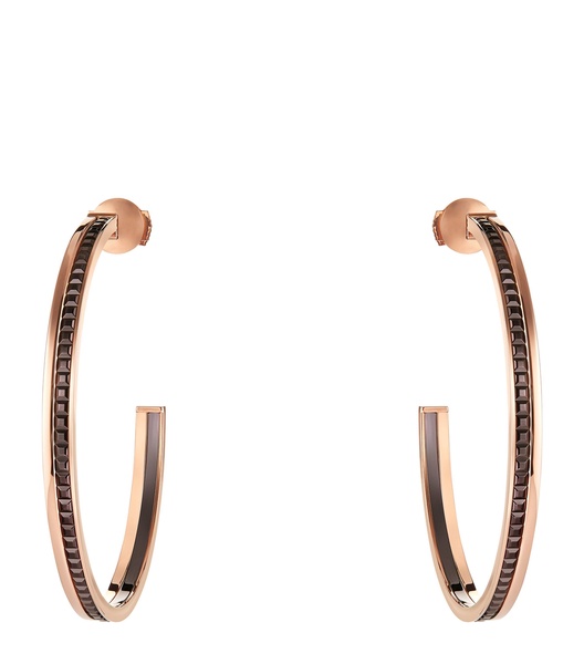 Large Rose Gold Quatre Classique Hoop Earrings