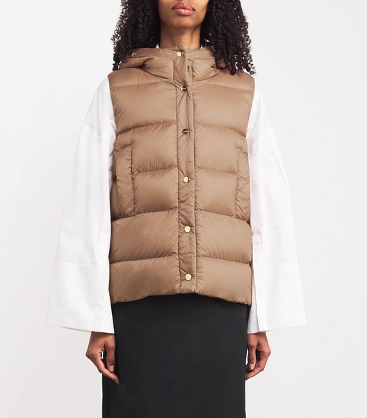 Down Reversible Quilted Gilet