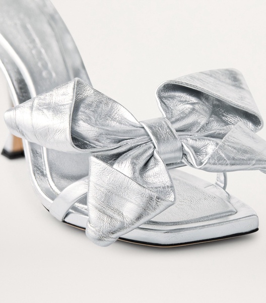 Staz 90 Metallic Lambskin Sandals