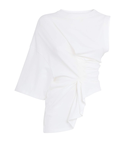 Organic Cotton Asymmetric Knot Top