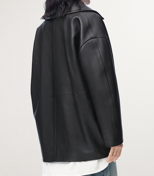Lambskin Cropped Coat