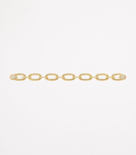 Yellow Gold and Diamond Serpent Bohème Vintage Bracelet