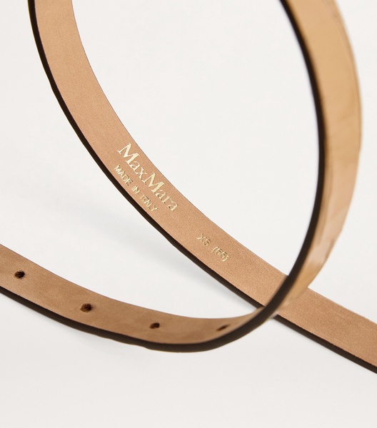 Croc-Print Monogram Belt