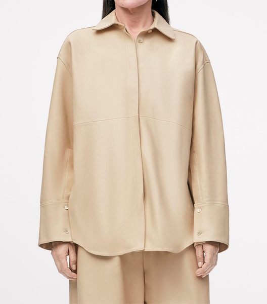 EXCLUSIVE Nappa Lambskin Silver Capsule Shirt