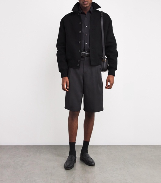 Virgin Wool Bomber Jacket