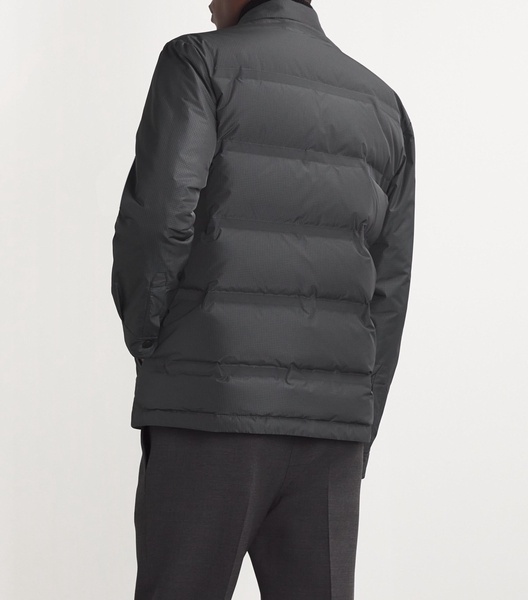 Nylon Down Padded Overshirt