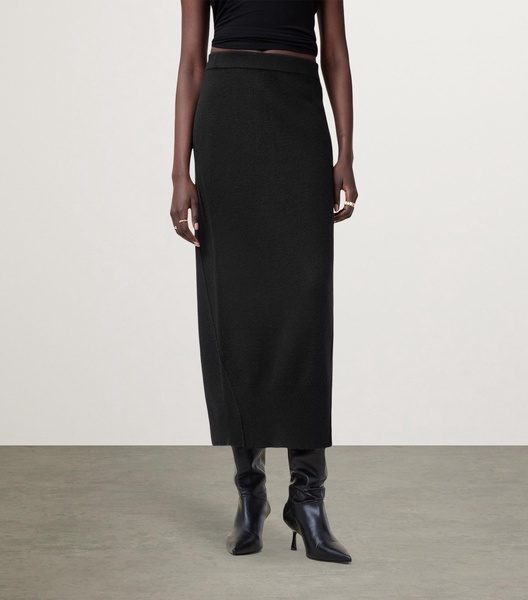 Merino Wool Antonia Midi Skirt
