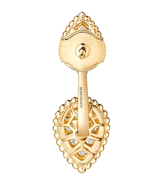 Yellow Gold and Diamond Serpent Bohème Single Earring
