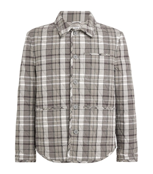 Quilted Check Shirt Jacket