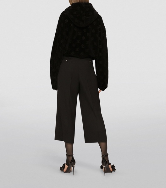 Gabardine palazzo pants