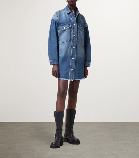 Denim Faye Mini Shirt Dress
