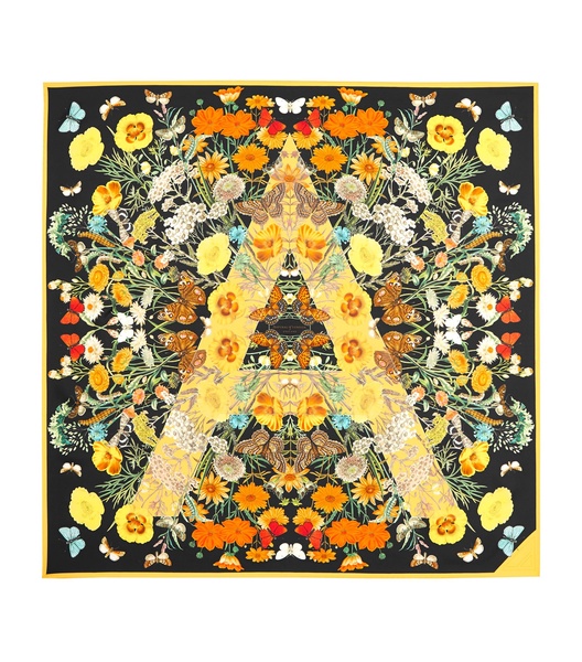 Silk Botanical Scarf
