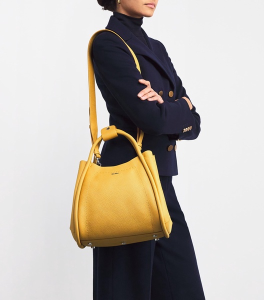 Leather Marine Top-Handle Bag