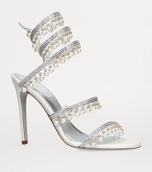 Embellished Chandelier Heeled Sandals 105