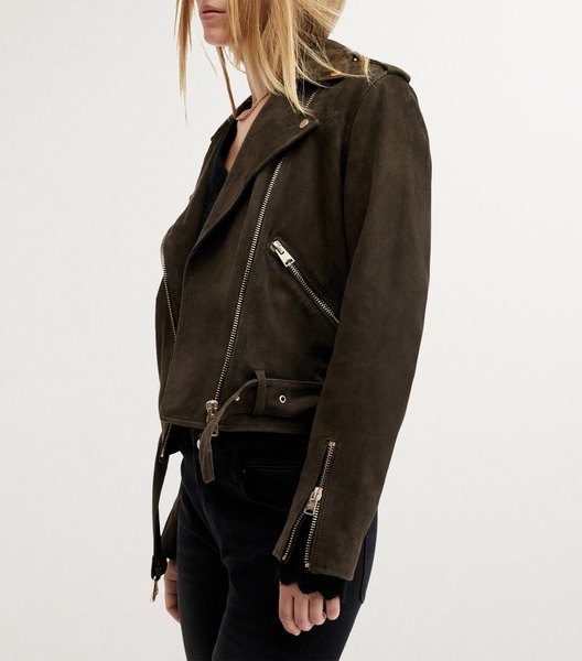 Suede Balfern Biker Jacket
