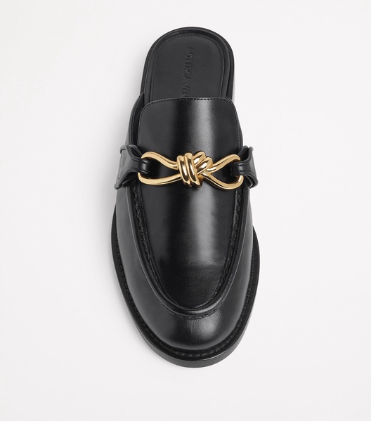 Leather Astaire Open-Back Loafers