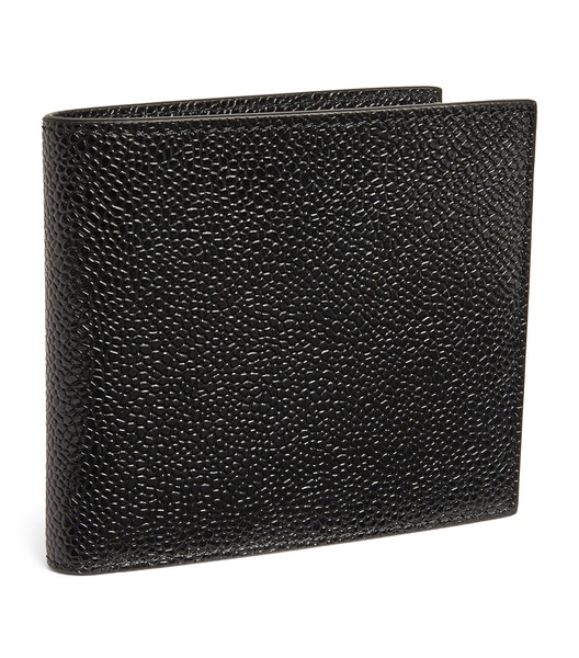 Grained Leather Bifold Wallet