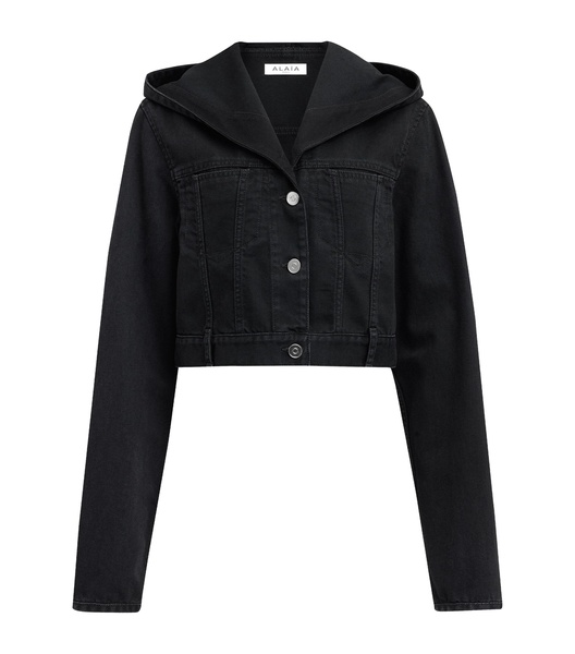 Hooded Denim Jacket