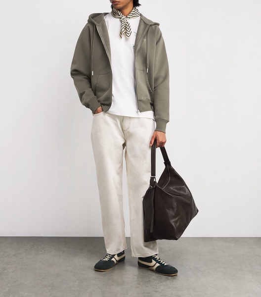 Organic Cotton Ami de Coeur Zip-Up Hoodie