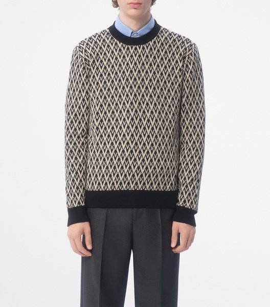 Virgin Wool Toute La V  Sweater