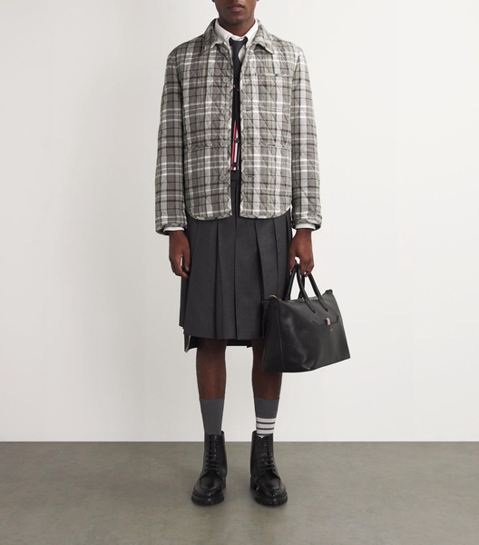Quilted Check Shirt Jacket