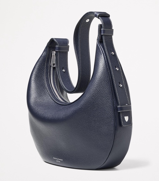 Leather Hudson Crescent Cross-Body Bag