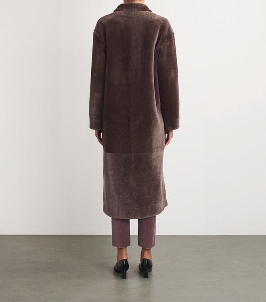 Velvet Shearling Coat